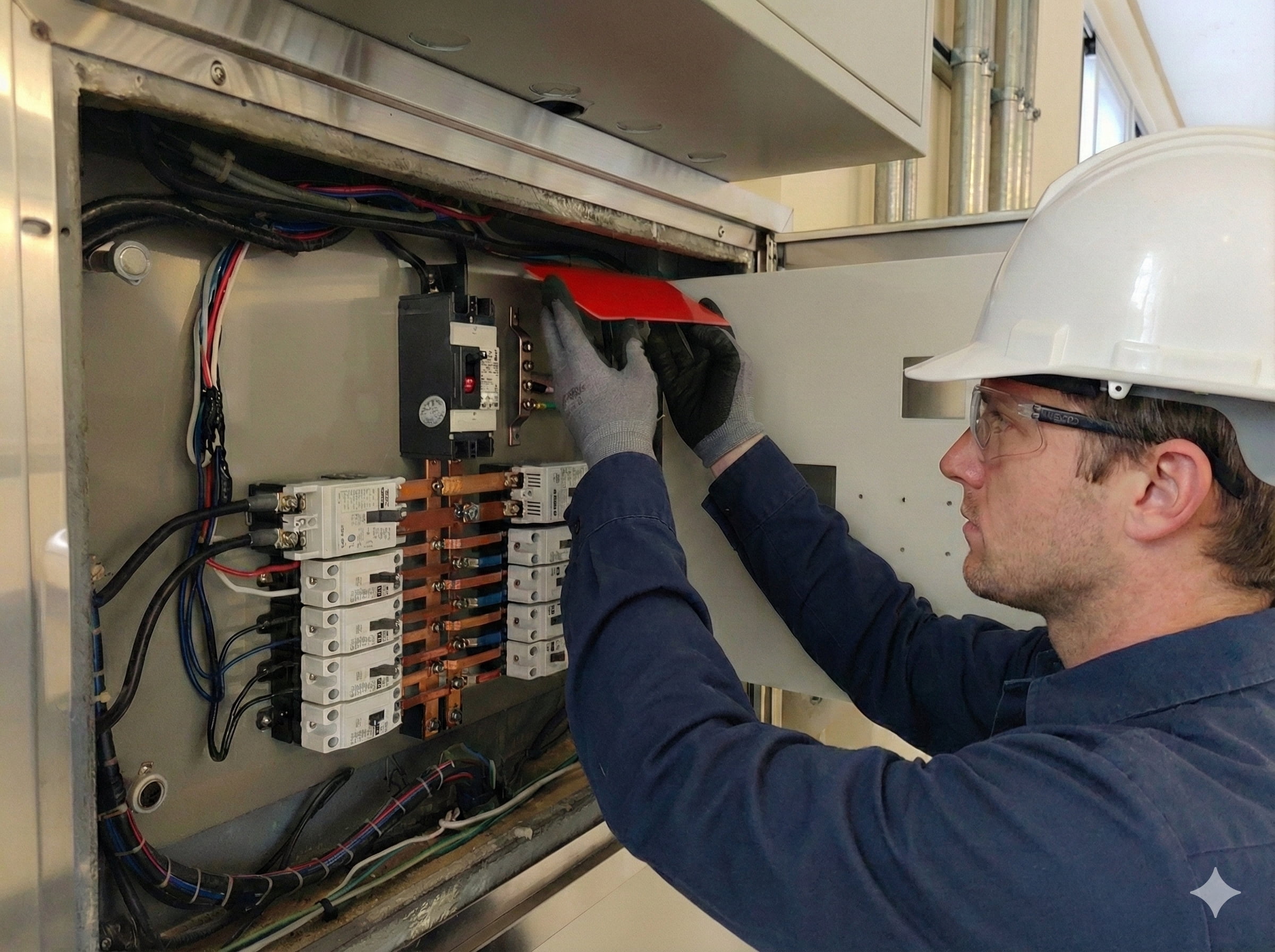 FireXNull FXN - S20 Sticker: Automatic Fire Suppression for Electrical Enclosures
