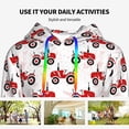 thumbnail image 4 of Sikiie Red Wheeled Tractors Women's Casual Hoodies Long Sleeve Lightweight Pullover Tops Loose Sweatshirt-XX-Large, 4 of 7