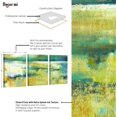 thumbnail image 5 of Abstract Wall Art Green Landscape Abstract Painting Canvas Wall Art Retro Old Textures Modern Abstract Prints Wall Art for Living Room Bedroom Bathroom Office Home Decoration 12"x16" 3 Panels, 5 of 6