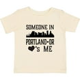 thumbnail image 3 of Inktastic Portland Oregon Someone Loves Me Skyline Boys or Girls Baby T-Shirt, 3 of 5