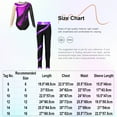 thumbnail image 5 of vastwit Kids Girls Glitter Rhinestone Gymnastics Leotard Long Sleeve Skating Jumpsuit Biketard Gold 16, 5 of 5