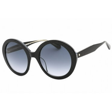Kate Spade ZYA/G/S 0807 9O Women's Black Round Frame Sunglasses