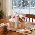 thumbnail image 4 of Dserhfy Gingerbread Drink Holder, 2 Cup Drink Carrier with Handle, 4 of 8