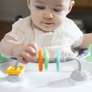 Ingenuity Smooth Strides Activity Baby Walker for Developmental, Chambray, 6 - 12 Months