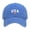 Blue, variant on Womens Baseball Cap 2026 Retro Curved Brim Dad Hat USA Flag Embroidery Adjustable Cotton Twill for Outdoor Sports Hiking Summer Running