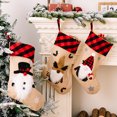 thumbnail image 2 of Medias navideñas de 3 piezas, medias navideñas personalizadas grandes de 46 m, decoración de ventanas para árboles de Navidad colgantes en interiores, bolsa de regalo para niños y adultos ER, 2 of 5