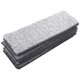 thumbnail image 1 of 10 piezas de almohadillas de microfibra para fregona, paño plano para limpieza de suelos de cocina, fregonas de repuesto para el baño y el hogar, color gris, 1 of 5
