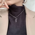 thumbnail image 4 of Collar de plata de ley 925, joyería, colgante para mujer, collar de clavícula simple, 4 of 5