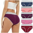 thumbnail image 4 of Eashery Womens Underwear Solid Underwear Women Boxer Briefs Cotton Multicolor 2XL, 4 of 5