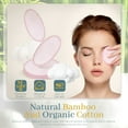 thumbnail image 6 of 30 Pcs Natural Fiber Round Makeup Remover Pads, Washable Reusable Face Pads Cloth Rounds, Facial Cleansing Pads Wipes for All Skin Types Travel (Pink), 6 of 7