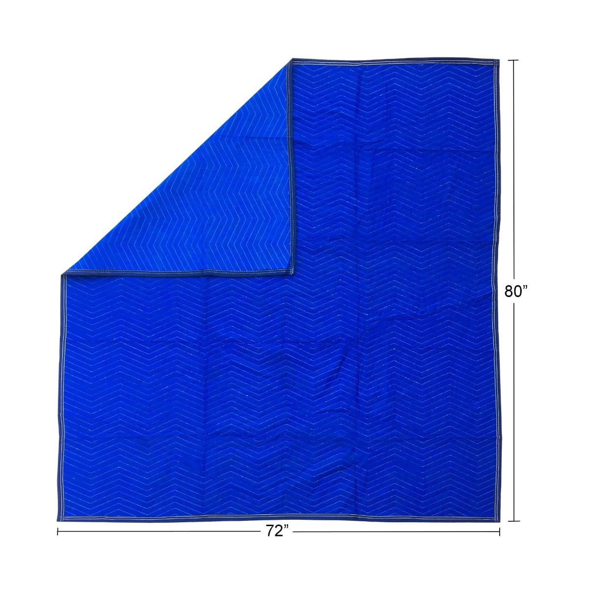 uBoxes 2 Economy Moving Blanket 72x80" Quality Quilted Fabric Moving Blanket