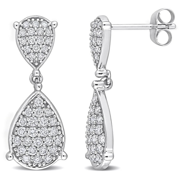Everly Women's Diamond 14k White Gold Earrings