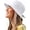 White, variant on Water-Resistant Bucket Hat for Women Men Rain Hat UPF 50+ Boonie Sun Hat Foldable Summer Floppy Fishing Safari Hats