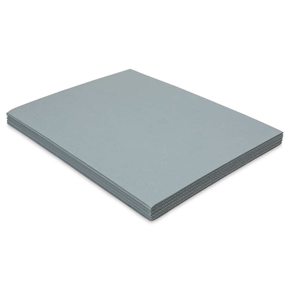Lineco Backer Board Pack - 14" x 18", Blue/Gray, Pkg of 10