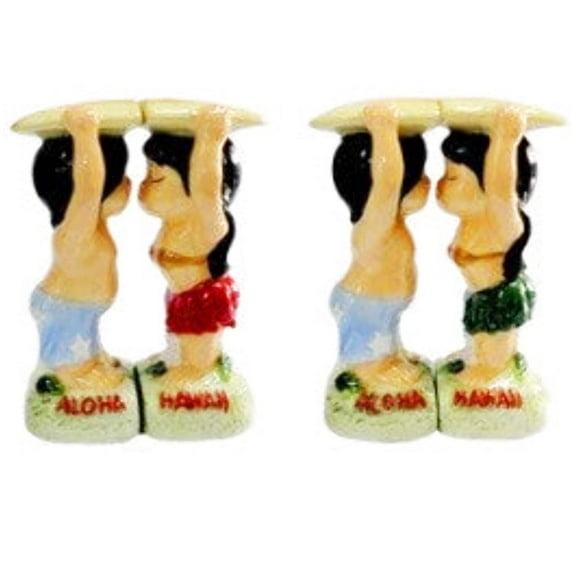 "Going Surfing" Ceramic Salt Pepper Shakers
