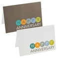 thumbnail image 6 of 36 Pack Happy Anniversary Cards with Envelopes for Work, Wedding, Employees, 6 Designs (Blank Inside, 4x6 In), 6 of 9