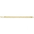 thumbnail image 2 of 14K Yellow Gold 7mm Solid Charm 7" Bracelet, 2 of 3