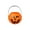 B, variant on Halloween Pumpkin Bucket, Plastic Trick or Treat Candy Holder with Handle Jack O Lantern Design for Kids Party Decoration