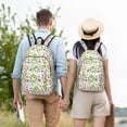 thumbnail image 4 of Saiise Happy Easter Print Laptop Backpack - Adjustable Shoulder Straps, Water-Resistant, Large Capacity, Stylish Design, Unisex for School, Office, Travel-Small, 4 of 5