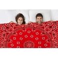thumbnail image 2 of Yibo Floral Folk Art Blanket Flannel Soft and Comfortable Anti-static Bed Sofa Blanket, 2 of 7