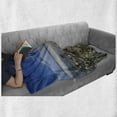 thumbnail image 6 of Massachusetts Soft Flannel Fleece Throw Blanket, Plum Island Beach with Sand and Rocks at Low Tide Atlantic Ocean Nautical, Cozy Plush for Indoor and Outdoor Use, 50" x 70", Multicolor, by Ambesonne, 6 of 6