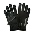 thumbnail image 1 of Guantes de esquí táctiles negros XXL, impermeables y reflectantes con cremallera, ideales para ciclismo y clima frío., 1 of 6
