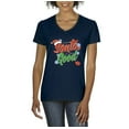 thumbnail image 1 of NIB - Women's T-Shirt V-Neck Short Sleeve - Christmas Dear Santa, 1 of 5