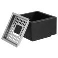 thumbnail image 2 of Stainless Steel Square Ashtray Tabletop – Minimalist Design for Home, Office & Outdoor Use | Easy Maintenance Decorative Ashtray for Parties &, 2 of 5