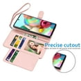thumbnail image 5 of Galaxy A51 5G Wallet Case, Galaxy A51 6.5" PU Leather Cases, Njjex [Kickstand] Luxury PU Leather Wallet Case Flip Folio Cover [Card Slots] [Wrist Strap] Not A51 4G, 5 of 7