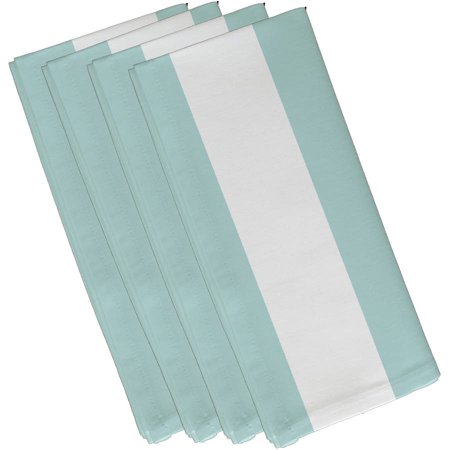Simply Daisy 19  x 19  Stripe A Balance Stripe Print Napkins  Set of 4