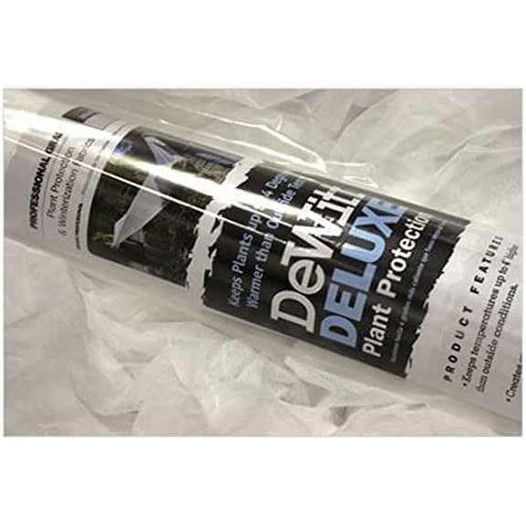 DeWitt Deluxe Plant Cover DELUXE650 - Breathable Frost Cloth - 32 Pack, 6' x 50'