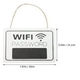thumbnail image 2 of Shisuyan Hanging Wifi Sign Wifi Password Sign for Restaurant Shopping Mall Home, 2 of 9
