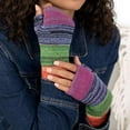 thumbnail image 4 of Alpaca Fingerless Mittens Gloves for Women 100% Super Soft Alpaca Fiber Handmade Fair Trade Typing Texting Gloves, 4 of 7