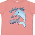 thumbnail image 4 of Inktastic Dolphin-itely the Cutest Boys or Girls Toddler T-Shirt, 4 of 5
