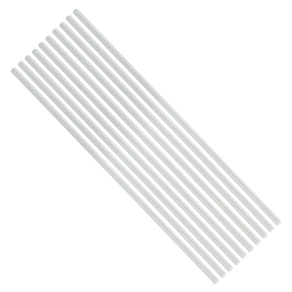 Uxcell 10pcs 3/16"(5mm) Diameter 6061 Aluminum Round Rods 13"(330mm) Length Aluminum Solid Bar for Industrial CNC, DIY Craft, Robotics, Silver