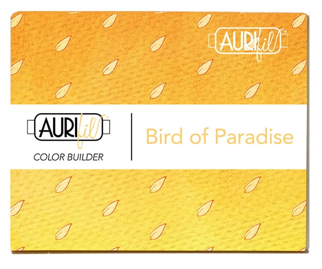 AURIfil 2022 Color Builder 50wt 3 Piece Thread Set Bird of Paradise