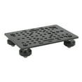 thumbnail image 1 of Juego de placas de pórtico, placa de pórtico Placa de pórtico de alta resistencia de aluminio Anodizado negro Impresora 3D Guía lineal universal para fresadora(+4 plastic pulleys with bearings), 1 of 14