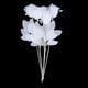 thumbnail image 4 of Flores artificiales para Halloween, accesorios de fotografía, arreglos florales decorativos, bricolaje todo blanco, 4 of 9