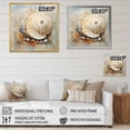 thumbnail image 4 of Designart "modern Seashell Treasures I" Animals Floater Framed Wall Decor, 4 of 7