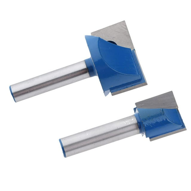Accesorios de Enrutador Sharpla 2 Piezas 8 Mm Grabado Carpintería V Ranura Ranura Inferior Limpieza Herramienta Eléctrica