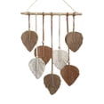 thumbnail image 2 of Dalxymotic Macrame Wall Hanging, Bohemian Leaf Hand Woven Tapestry, 15.7 x 26.8 Inch Boho Art Decor, Boho Wall Art, Macrame Wall Hanging for Bedroom, Living Room, Home, Hallway, 2 of 7
