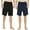 Black/Navy, variant on U2SKIIN 2 Pack Mens 100% Cotton Pajama Shorts, Lightweight Lounge Pant with Pockets Soft Sleep Pj Bottoms(Black/Light Gray Mel,S)