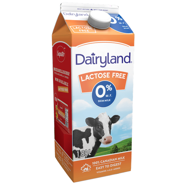 Dairyland Lactose Free Skim Milk, 1.89L Walmart.ca
