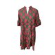 thumbnail image 3 of Vestido Informal de Verano Para Mujer, Cuello En V, Manga Corta, Fluido, Con Vuelo, Estampado Digital Bohemio, 3 of 3