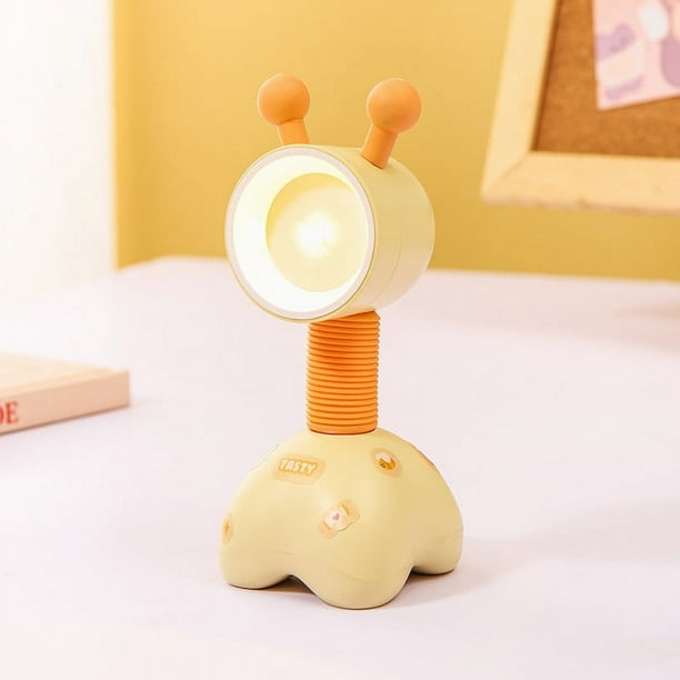 Luces LED, lámpara de escritorio, luz de noche, luz de lectura, lámpara de noche con forma de ciervo, mini lámpara de mesa con absorción magnética, lámpara de lectura de escritorio para estudiantes, r