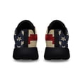 thumbnail image 4 of German Shepherd Under God American flag Shoes Sneakers Black Size 11.5, 4 of 7
