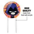 thumbnail image 6 of Acrylic Teen Titans Go! Raven Cake Topper Party Decoration for Wedding Anniversary Birthday Graduation, 6 of 7
