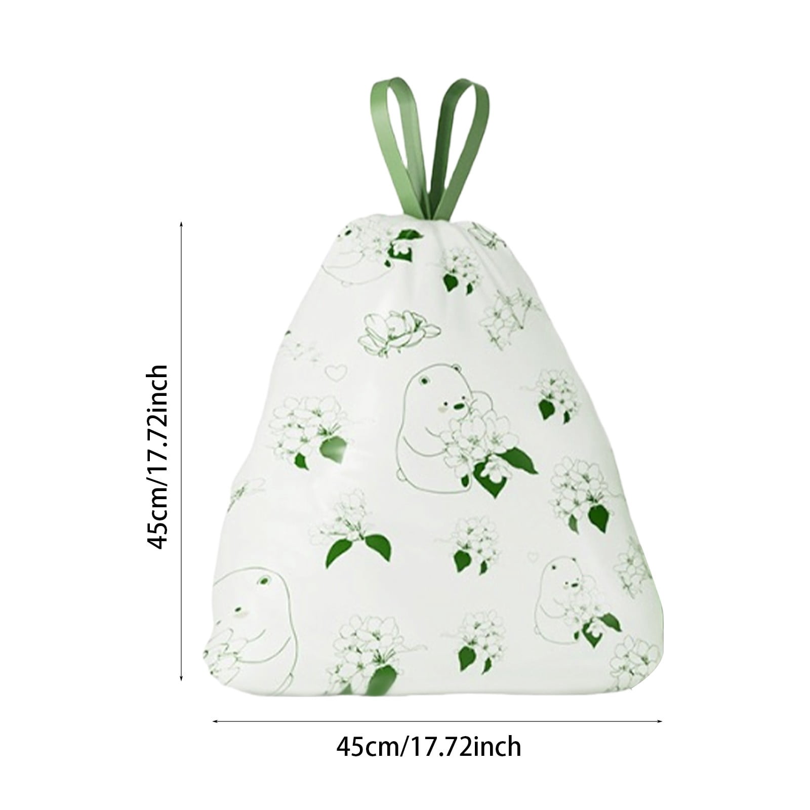 4 Gallon 30 pcs Small Clear Trash Bags Strong 5 Gallon Garbage Bags Bathroom Trash Can Bin Liners Unscented Kitchen Waste Basket Liner