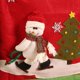thumbnail image 4 of Paquete de 3 fundas para respaldo de silla de comedor navideñas, decoración para fiesta de Navidad, disfraz de Papá Noel, reno, muñeco de nieve, funda para silla de esquí, 4 of 5