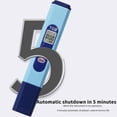 thumbnail image 4 of Cateissary Meter Pen 0-9999ppm Rango Compacto Ahorro de energía Probador de del agua Medición de pureza profesional para piscinas Jardín y Patio, 4 of 6